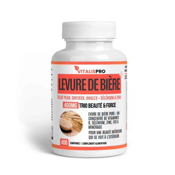 خميرة الشعير الغنية سر الجمال الطبيعي والقوة الداخلية + سيلينيوم وزنك LEVURE DE BIERE