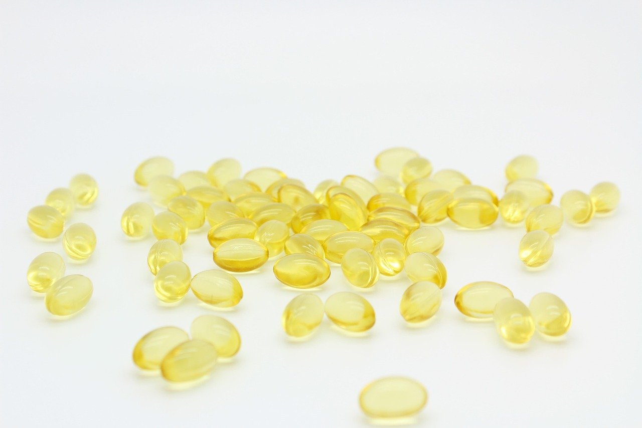 Omega-3 capsules rich in EPA and DHA, a concentrated intake of essential fatty acids