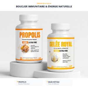 Beehive Treasures Pack – Propolis and Royal Jelly for Immunity and Vitality in Morocco