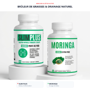 SlimPlus + Moringa Pack – Metabolism, Shape & Energy for an Active Lifestyle in Morocco