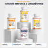 Bouclier Protection 4-en-1 – Pack Propolis Probiotiques Oméga-3 & Gelée Royale pour l'immunité, la digestion et le cœur au Maroc